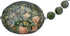 Southwest Unakite Bead Necklace KX121080
